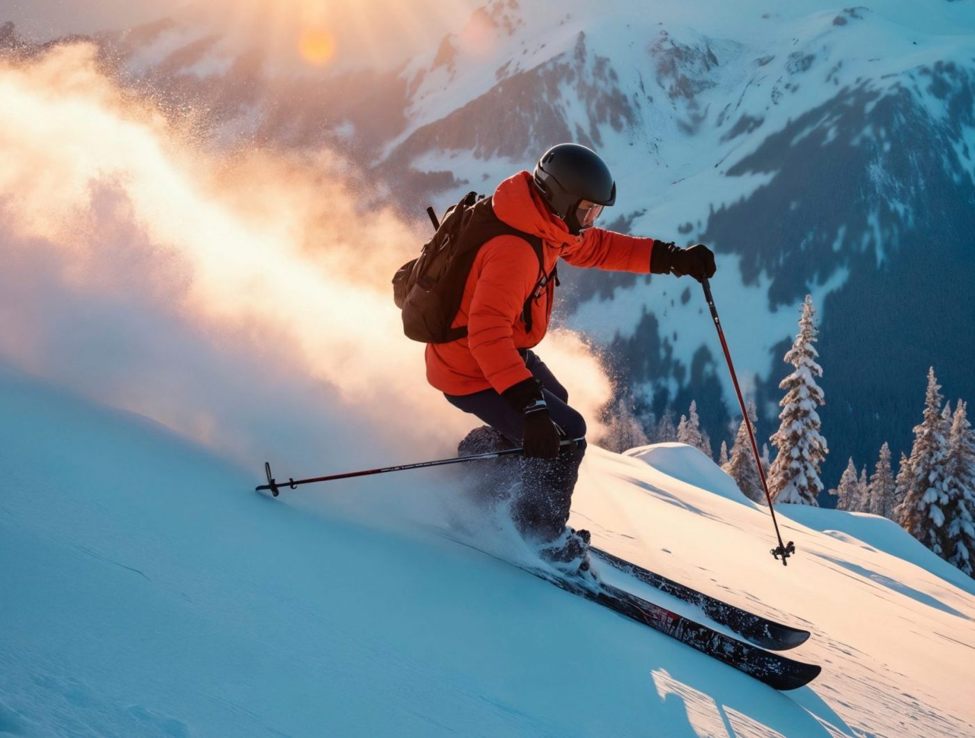 comprar esquí en Valdelinares - esquiador