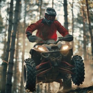 alquiler de quads en Gúdar - salto